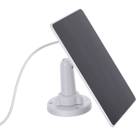 Chargeur Monocrystalline Étanche avec Support Réglable pour Éclairage Extérieur et Alimentation Fiable (1/5)