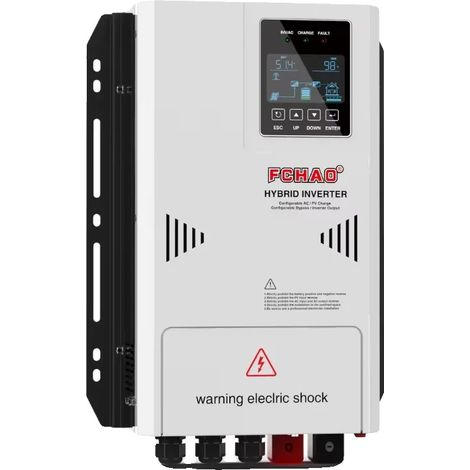 Inverter solare, potenza nominale 3000W, uscita a onda sinusoidale pura, 030KHP3KW-12V-Wi-Fi, 220-240V, 12V (1/5)
