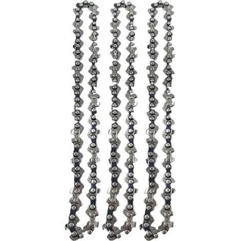 3pcs Scie électrique 6 pouces 37 nœuds 18 couteaux Chaînes de tronçonneuse Lame de scie forestière Chaîne de tronçonneuse d'élagage Accessoires de cha (1/5)