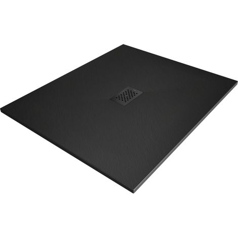 Mexen Hugo Rechteck-Duschwanne SMC 110 x 100 cm, schwarz, schwarze Abdeckung - 42701011-B (1/5)
