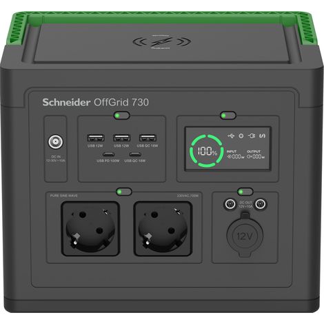 APC PPS730-GR station d'alimentation portable Lithium-Ion (Li-Ion) 995 W 6,4 kg