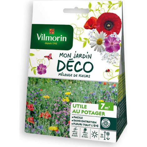 Fleurs Utiles au Potager - 7 m² - Mélange de fleurs Vilmorin (1/3)