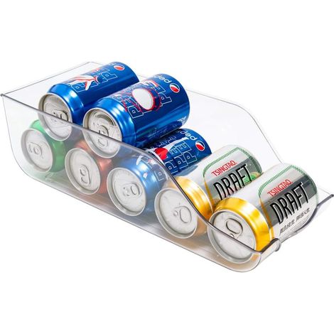 Boîte De Rangement Pour Réfrigérateur - Contenant Transparent Pour Boîtes De Conserve Et Boissons - Pour Frigo Congélateur Cuisine Armoire - Lot De 2 (1/5)