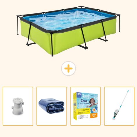 Exit-toys Piscine Exit Rectangulaire - 300x200x65 cm - 5-pièces SCB12 (1/5)