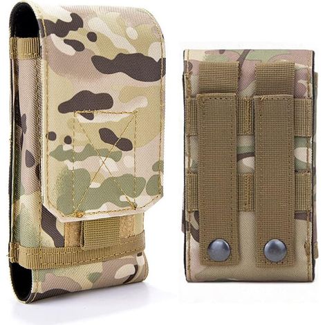 Adapté aux clips de ceinture résistants, avec un étui de protection doublé de tissu doux pour smartphones et équipements essentiels. (1/2)