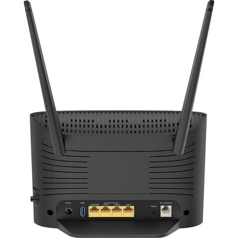 D-Link DSL-3788 routeur sans fil Gigabit Ethernet Bi-bande (2,4 GHz / 5 GHz) Noir (1/3)