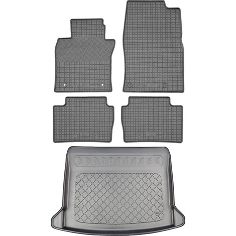 Set di tappetini in gomma per auto e tappetino per bagagliaio per Mazda CX-30 SUV (5 porte) dal 08.2019 (1/5)