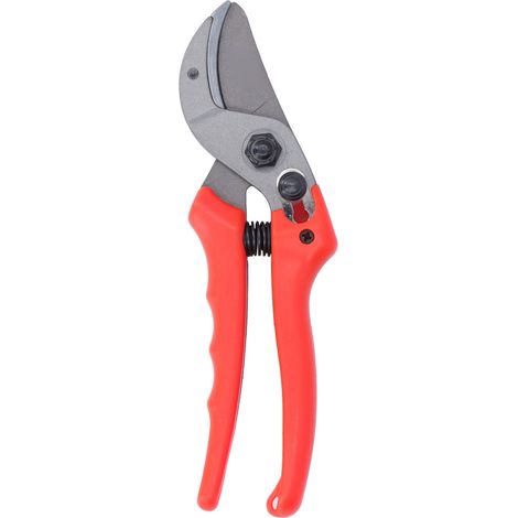 Sécateur à poignées courbées en acier au carbone - Sécateur manuel - Ciseaux de jardinage - Cisailles - Couteau pour branches, fleurs et plantes