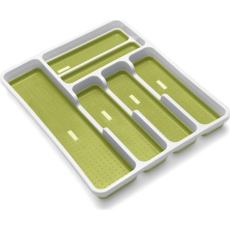 Addis, Organiser da cassetto, plastica, White Green, 6 sections (1/2)