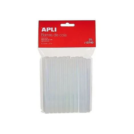 Heißklebesticks apli 7.5 mm Durchmesser 20 cm Länge 25er Pack