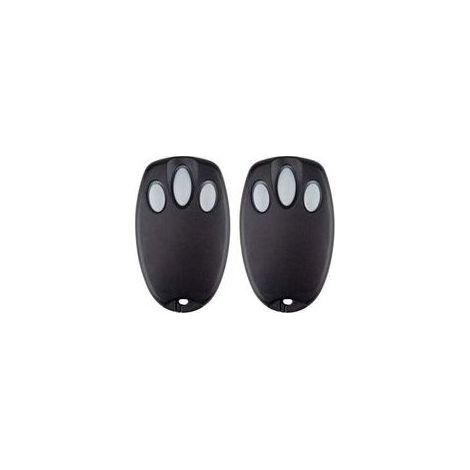 Lot de 2 télécommandes de remplacement pour portes de garage Chamberlain Liftmaster Motorlift 94335E, 84335E, ML700, ML500, ML850, Merlin+, C945, C840 et Security+ (433,92 MHz). - Crezuo-Chrom (1/4)