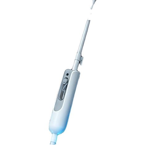 Scopa a vapore, potenza 200W, materiale in microfibra, intensità del vapore regolabile, testina girevole multi-angolo, adatta a pavimenti in legno e piastrelle. (1/5)
