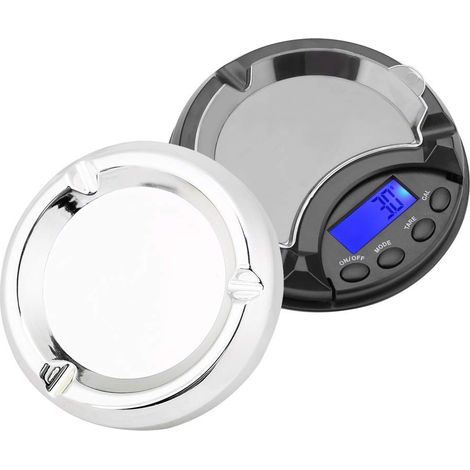 Balance numérique pour bijoux, modèle 2025, cendrier portable intégré, mini-balance avec affichage numérique (pile non incluse) (200 g)-AquaForge (1/5)