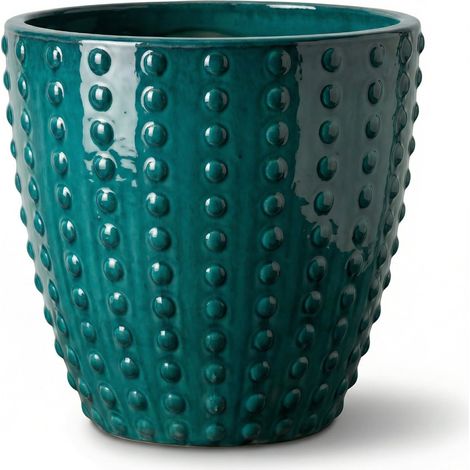 Vaso ATTILA 30x29cm blu petrolio