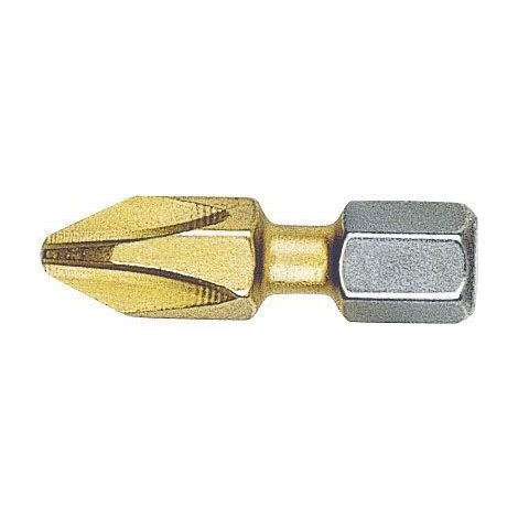 BITFLEX Phillips Tip Tin Guide 1/4" kurz (PH1x25)  WITTE 28421