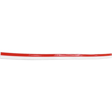Türdichtungsband, winddicht, staubdicht, schalldicht, Silikon-Dichtungsstreifen für Dichtungsspalten bis 23 mm, weiß (1/5)