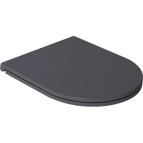 Sapho Isvea Infinity - WC-Sitz Slim, Soft Close, Easy Take, Anthrazit 40KF0522I (1/5)