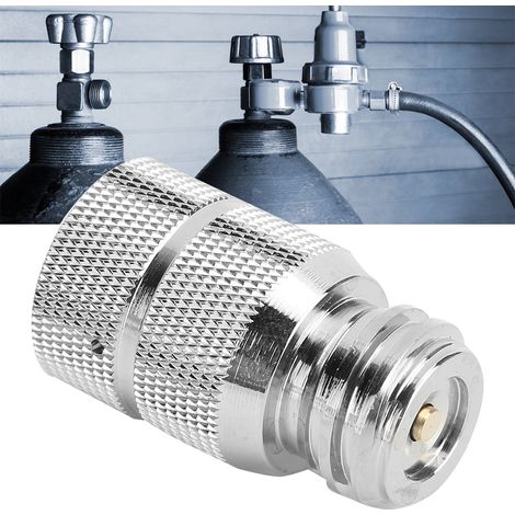Adaptateur de conversion pour cylindre de CO2 Sodastream à filetage externe TR21-4 vers G1/2 Type 30. (1/5)
