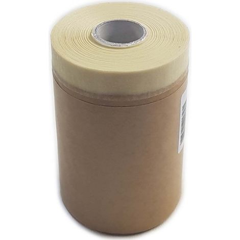 Telo cover tack 18cm x 20mt con nastro adesivo ideale per coprire battiscopa (1/2)