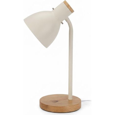 EXCELLENT flexo luz metal madera , FLEXO LUZ METAL MADERA, una lámpara de sobremesa práctica y decorativa, ideal para proporcionar iluminación puntual en escritorios, mesas de trab (1/2)