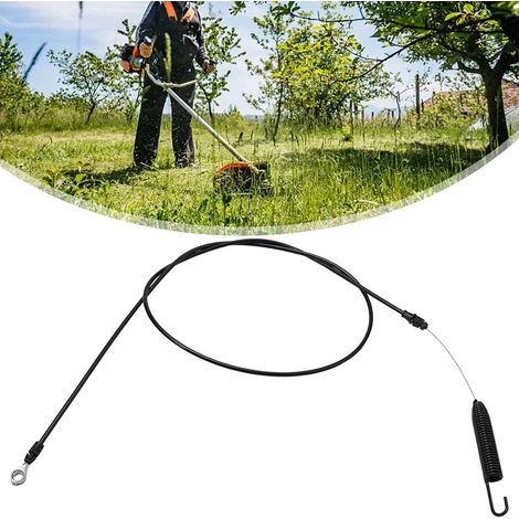 1 - Câble Bowden - Câble D'accélérateur - Pour Tondeuse À Gazon Husqvarna TC 38 TC 138 TC 139T - Remplacement Pièce De Rechange - Noir - 189x146,5cm (1/5)