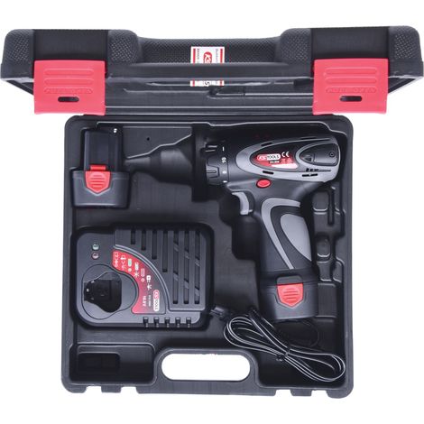 KS Tools 1/4 Akku-Bit-Schrauber, 24Nm, 400 U/min 10,8V, mit 2 Akkus und 1 Ladegerät (1/5)