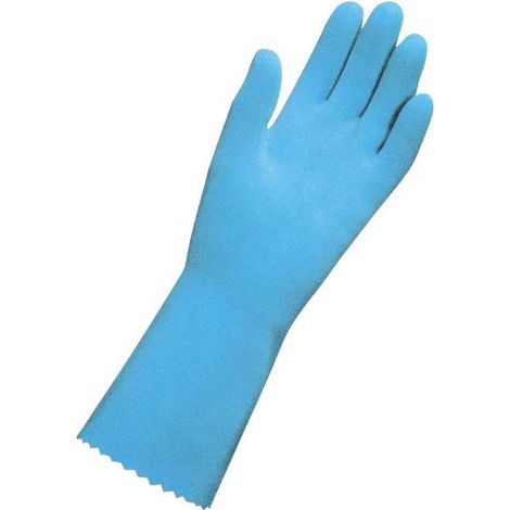 Guantes Jersett300 Látex Azul T6 - Mapa