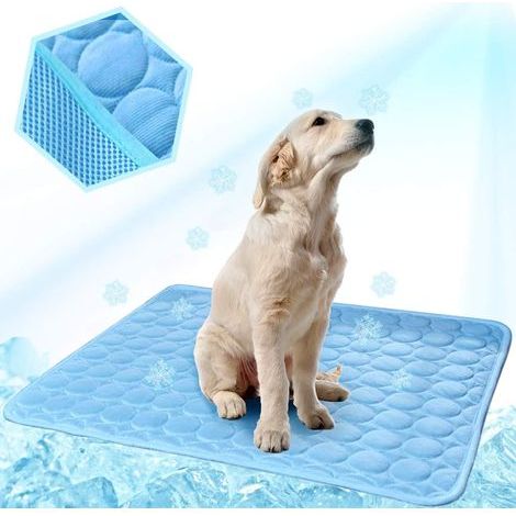Kühlmatte – Für Hunde und Katzen – Kunststoff – 50 x 40 cm, 70 x 55 cm, 100 x 70 cm – Rosa, Grau, Braun, Blau – 1 Stück (1/5)