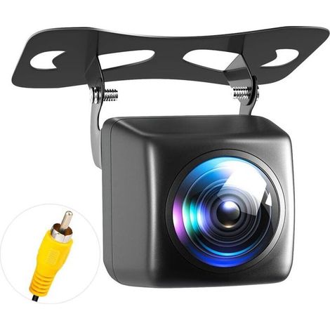 Car Rear View Camera, Waterproof Backup Camera with HD Night Vision and 170 Degree Wide Angle Shockproof Night Vision (Black) (1/5)
