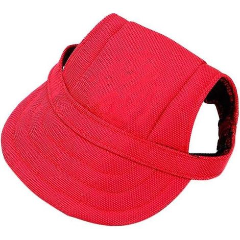 chapeau Pour Chien, Casquette De Baseball Rglable Pour Chien Avec Trous D'oreille, Casquette De Protection Solaire Pour Petits, Moyens Et Grands C (1/5)