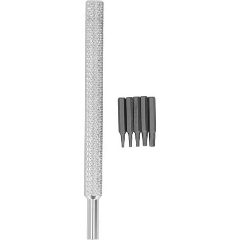 Jeu de tournevis hexagonaux en alliage d'aluminium avec 5 embouts H1.3, H1.5, H2.0, H2.5 et H3.0 pour l'entretien et la réparation (1/5)