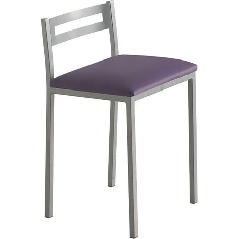 Packs taburete bajo Moli Color: Asiento Morado - Sillas: 2 taburetes (1/5)