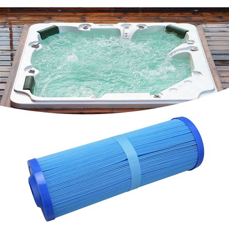 Cartucho de filtro PP para jacuzzis y piscinas, modelo PWW50L, azul, material PP, dimensiones 378 x 125 mm, filtro de repuesto para jacuzzis y piscinas infantiles. (1/5)