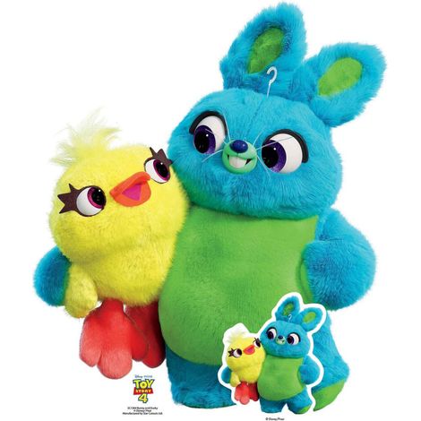 Figurine en carton Toy Story 4 - Ducky et Bunny Hauteur 85 CM
