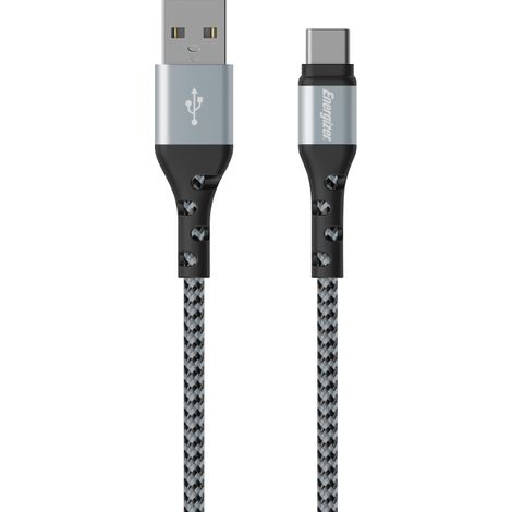 Energizer Ultimate - Câble de connexion USB-A vers USB-C 2m (Argent) (1/4)