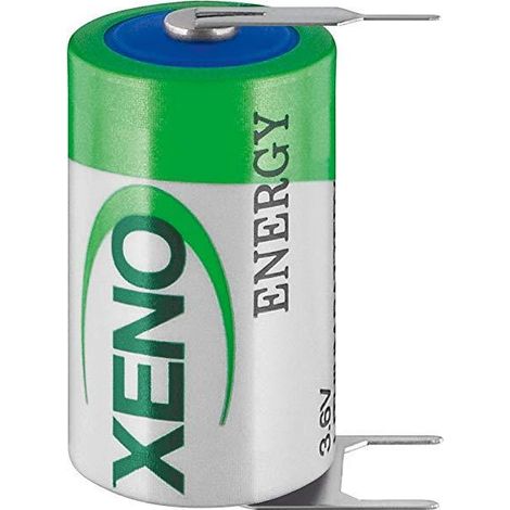 Pila Litio 3,6V 1300mAh 3 Pines (polo Positivo En 1 Pin) 1/2AA CR14250