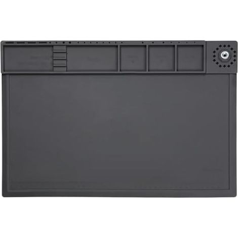 1 PCS Tapis D'Isolation en Silicone - pour Agrandir la de Réparation - Tapis de Travail pour Réparations Électroniques avec Zone Magnétique (1/5)