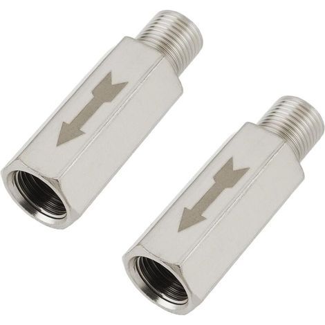 2P Vannes D'isolement Pneumatiques en Laiton à Filetage Mâle Vers Femelle BSP 1/8 Pouce pour Air Eau Huile Et Gaz 40 Mm (1/5)