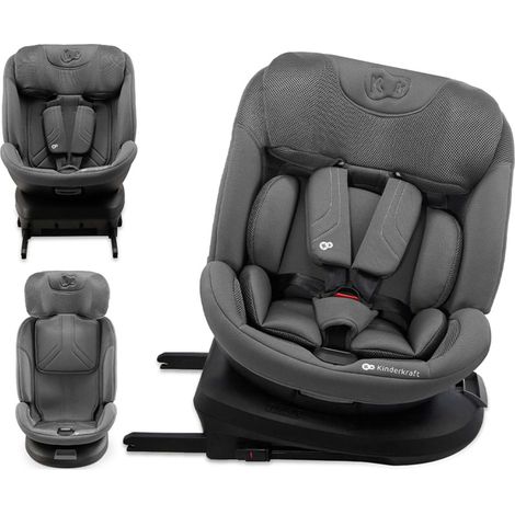 Kinderkraft Xpedition 3 I-Size Seggiolino Auto 40-150 Cm 0-36 Kg 360° Isofix Grigio (1/5)