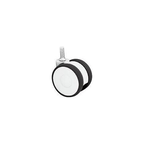 Roulette pivotante polyamide fixation à tige filetée type 5920 UAP, Ø 75 mm, charge 80 kg - Tente