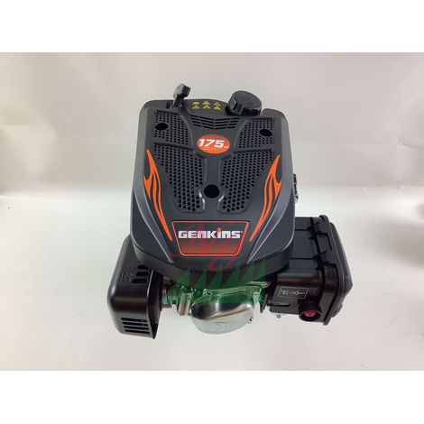 Motore GENKINS GKV175 cilindrico 22x80 175cc completo benzina a strappo