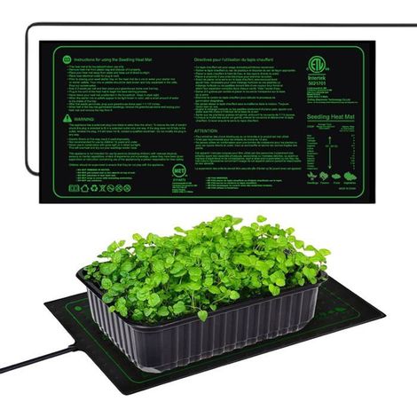 Réutilisable Tapis Chauffants Plantules Serre Jardin Extérieur Culture Croissance Potager (1/5)