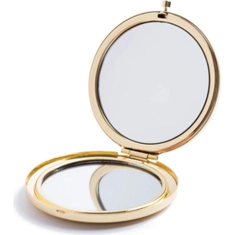 Miroir de poche compact grossissant 10X, petit miroir de voyage pliable (1/5)