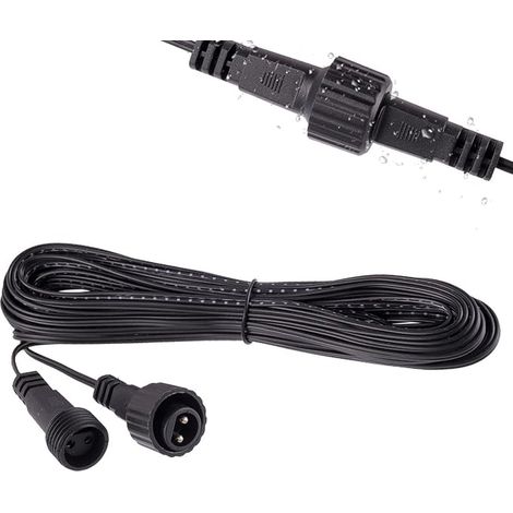 Extension Cable Garland, 2 Pin Extender IP65 Waterproof Connectors (1/5)