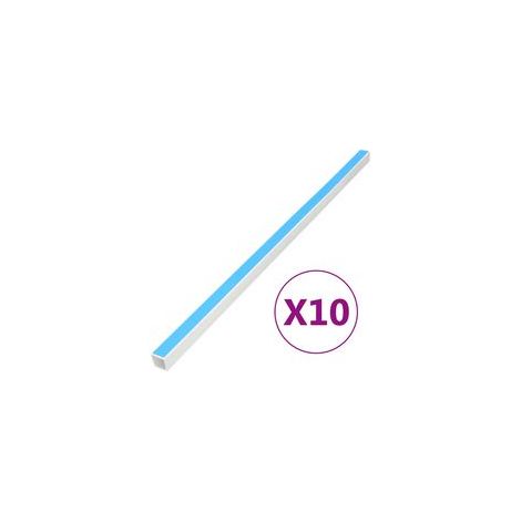 Canaleta para cables autoadhesiva Crezuo de 40x40 mm y 10 m