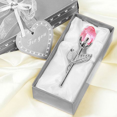 Rose Préserver - Boîte Cadeau avec Éclairage LED - Pour Anniversaire de Mariage Valentin - 9 x 3 x 3 cm - 1 Pièce (1/5)