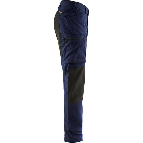 Pantaloni da lavoro elasticizzati 1459 - Blu navy/Nero M - FR(42) - SE(C48) - Standard (1/2)