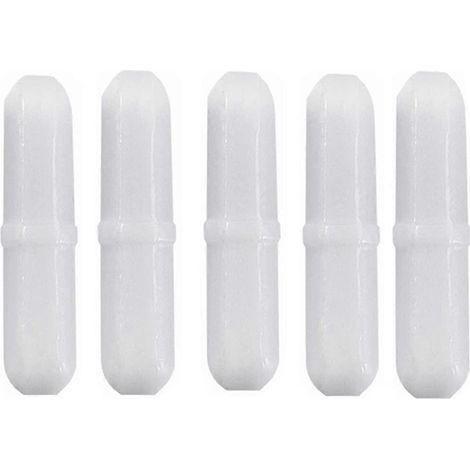 Agitateur magnétique en PTFE de 30 mm (1,2 pouce), blanc, barre d'agitation magnétique, plaque magnétique de laboratoire (1/4)