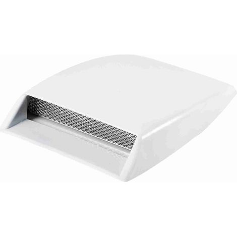 Ausla Car Bonnet Ventimeur Hotte Air Vécteur Abs Abs Aluminium Palette Universelle Ajustement 10 X 7,1 X 1,4 Pouce Garniture Décorative Auto-adhésive avec une Installation Facile pour la Plupart des