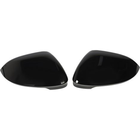 Couvercle de rétroviseur noir brillant, 2 pièces, Texture lisse, boîtier de capuchon latéral de porte adapté pour ID3 Mk8 2020 +